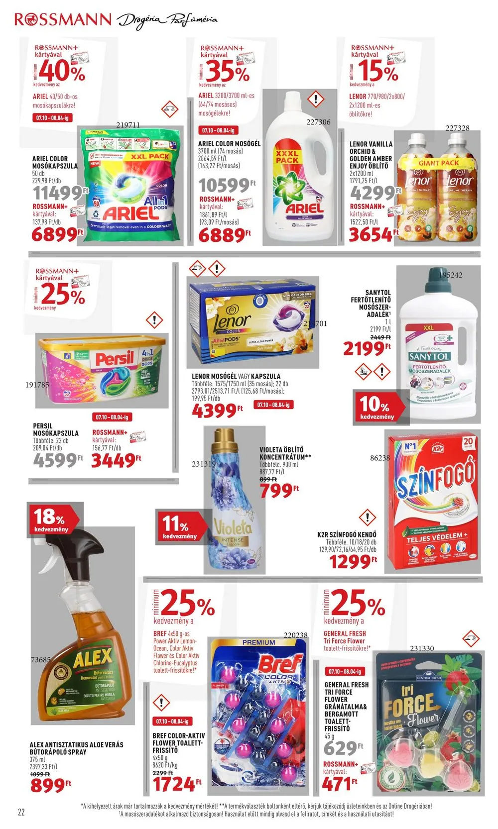 Rossmann akciós újság 07.24–08.04 – 24. oldal