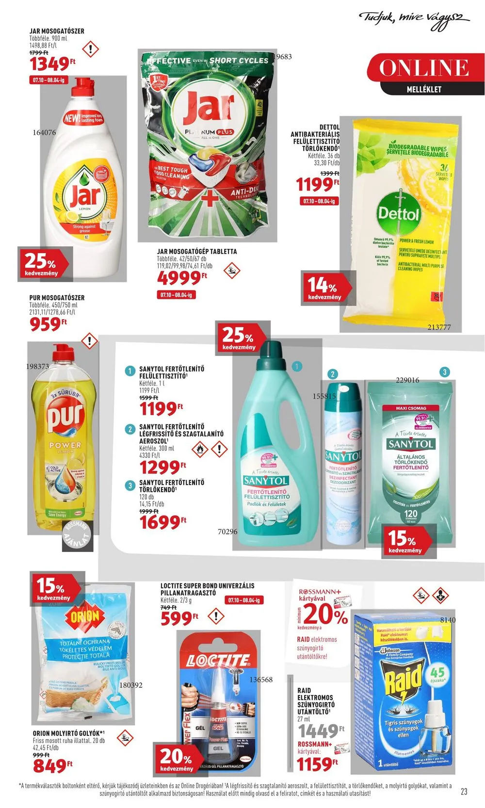 Rossmann akciós újság 07.24–08.04 – 25. oldal