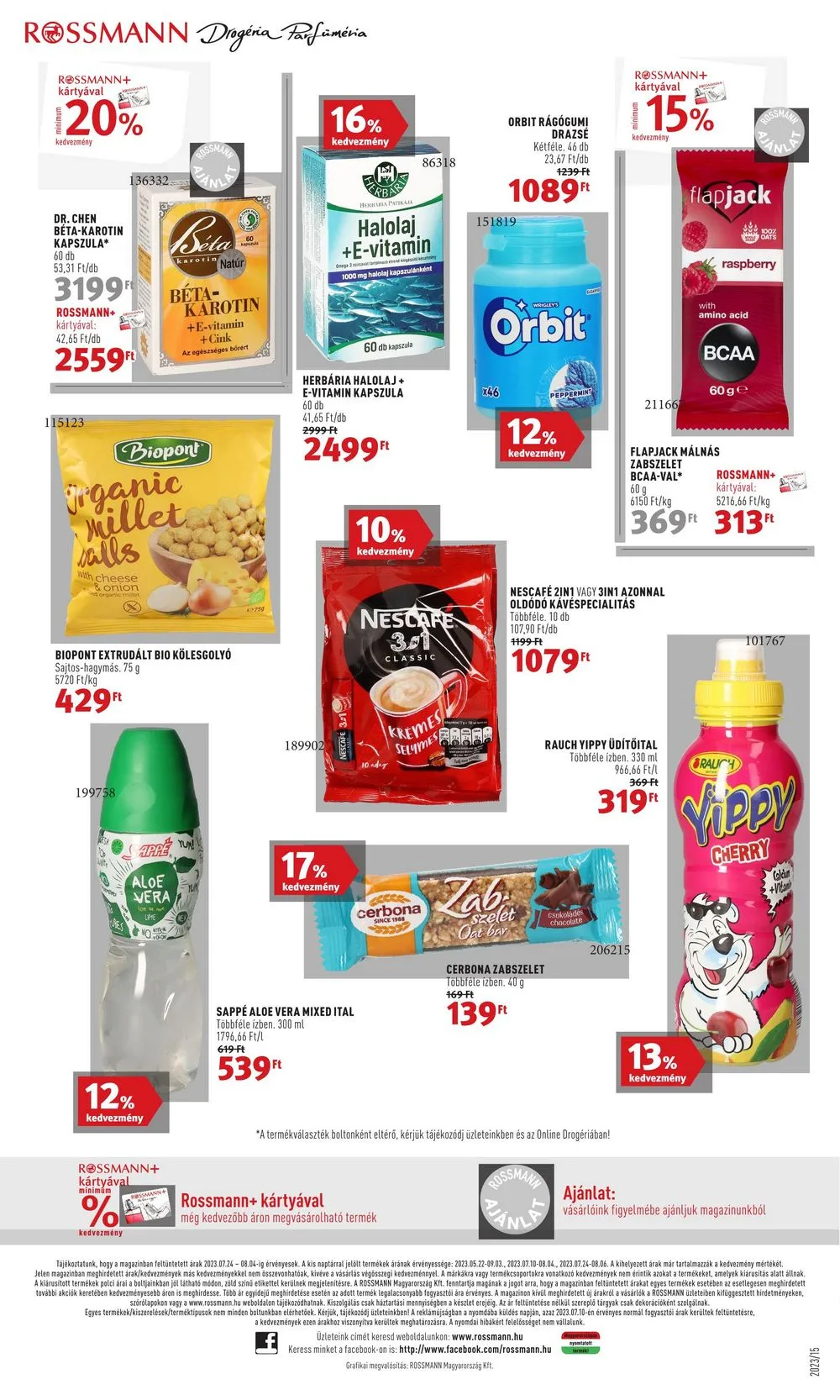 Rossmann akciós újság 07.24–08.04 – 26. oldal