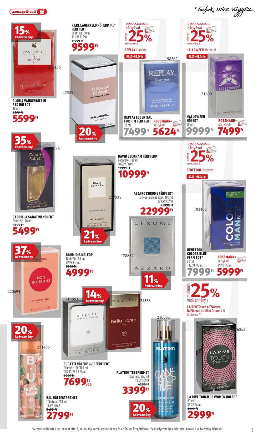 Rossmann akciós újság 07.24–08.04 – 5. oldal