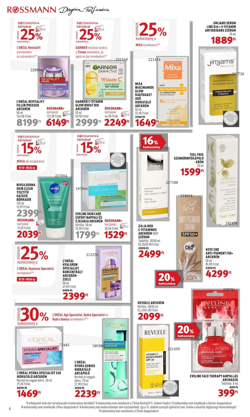Rossmann akciós újság 07.24–08.04 – 6. oldal