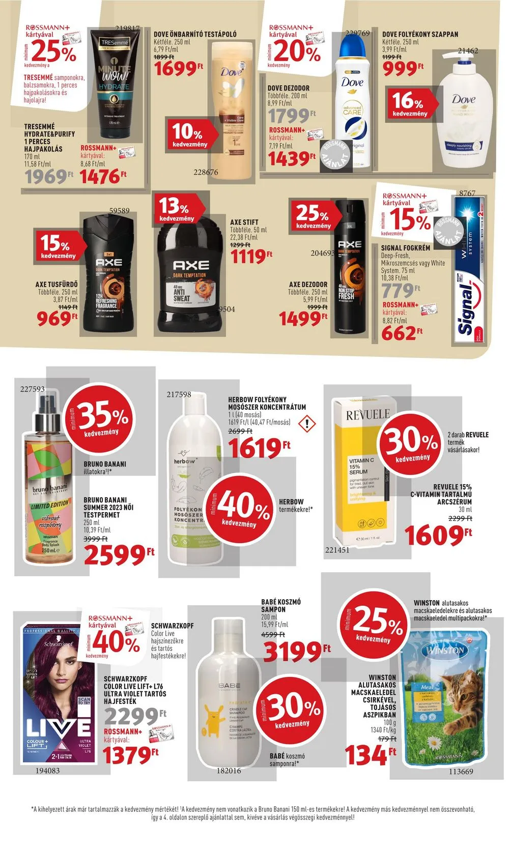 Rossmann akciós újság 08.07–08.18 – 18. oldal