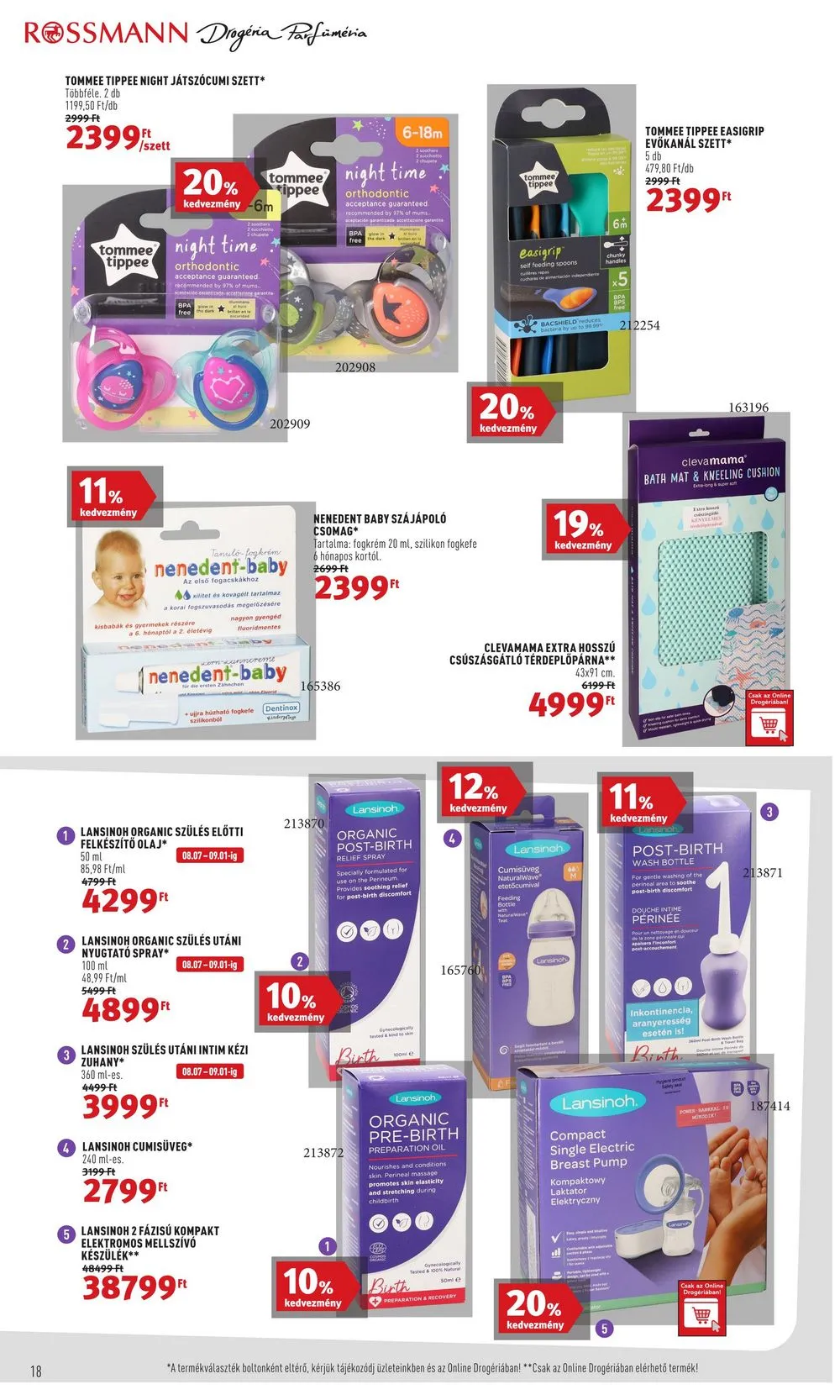 Rossmann akciós újság 08.07–08.18 – 20. oldal