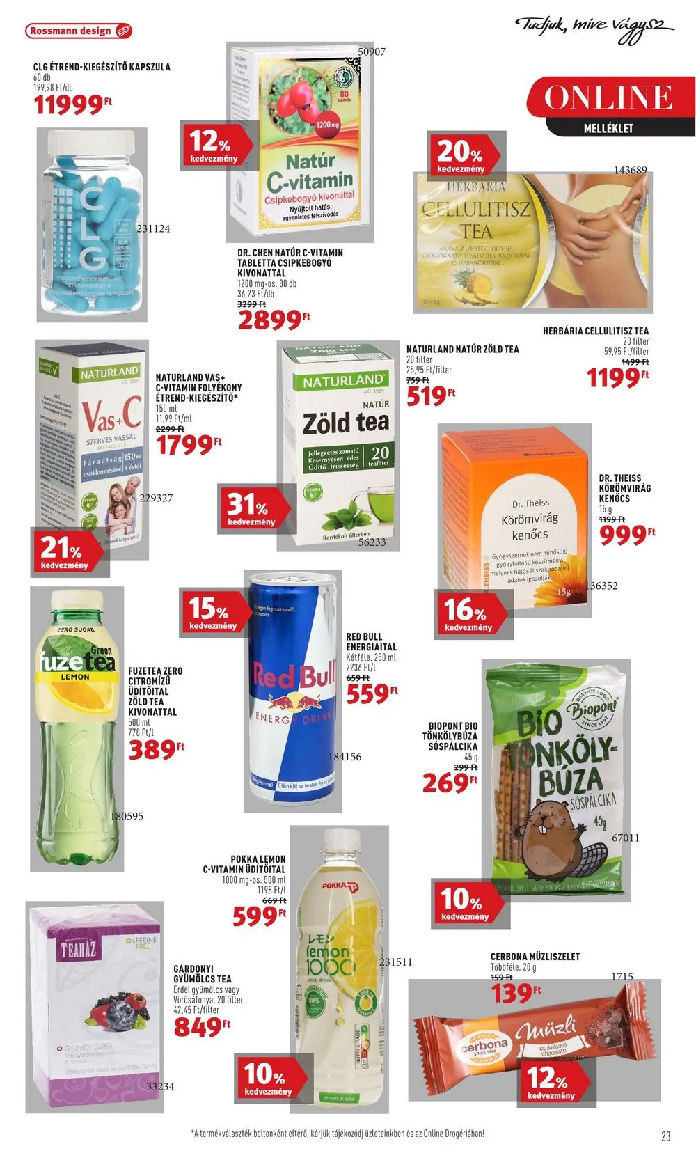Rossmann akciós újság 08.07–08.18 – 25. oldal