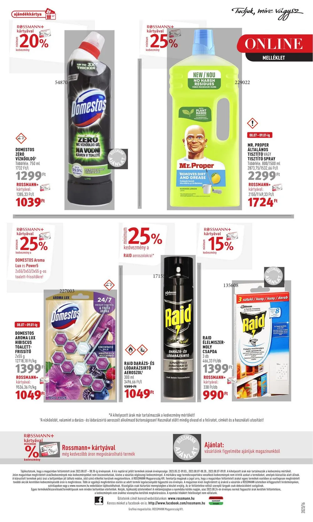 Rossmann akciós újság 08.07–08.18 – 27. oldal