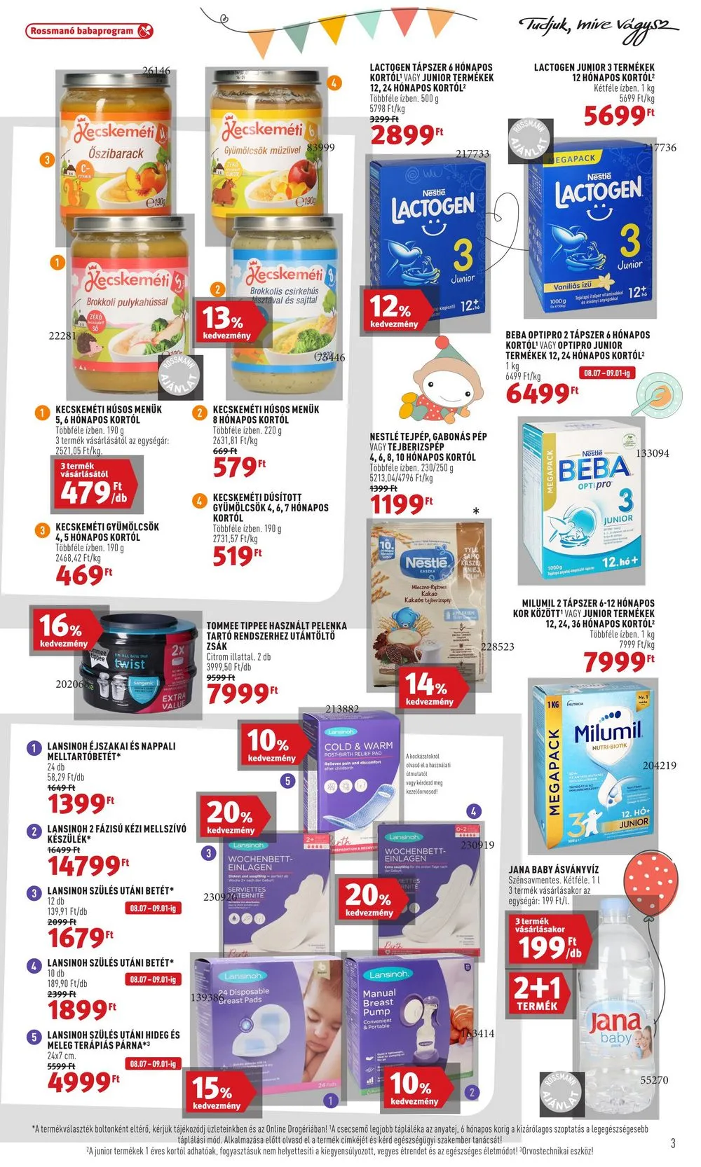 Rossmann akciós újság 08.07–08.18 – 3. oldal