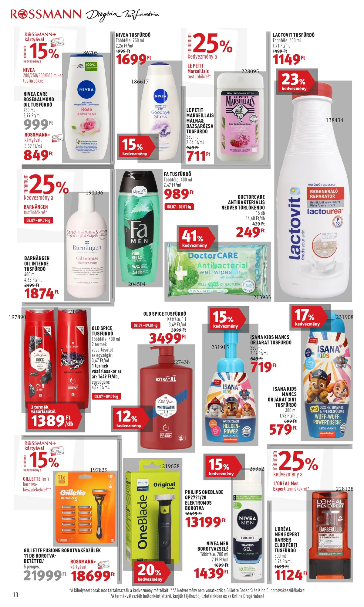 Rossmann akciós újság 08.21–09.01 – 10. oldal