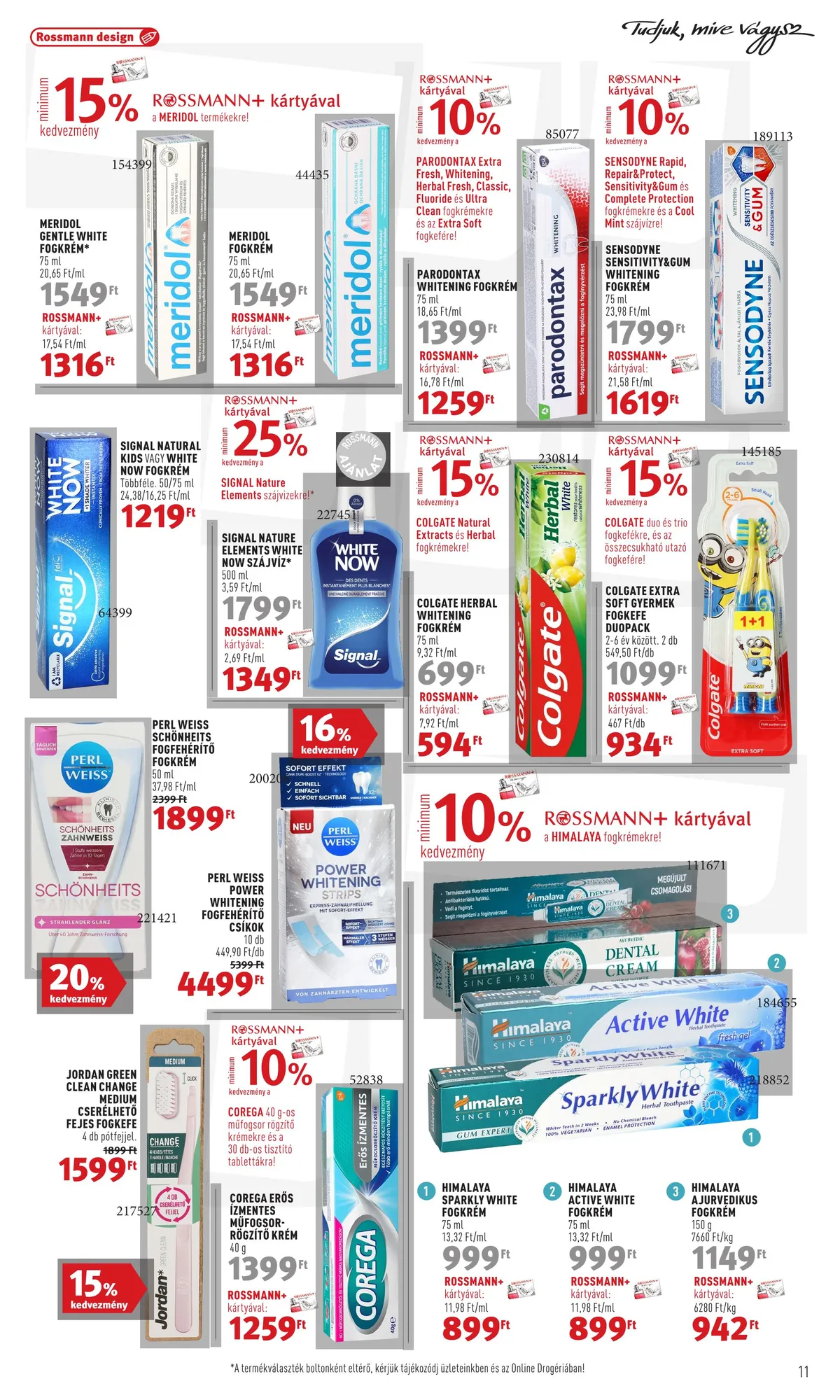 Rossmann akciós újság 08.21–09.01 – 11. oldal