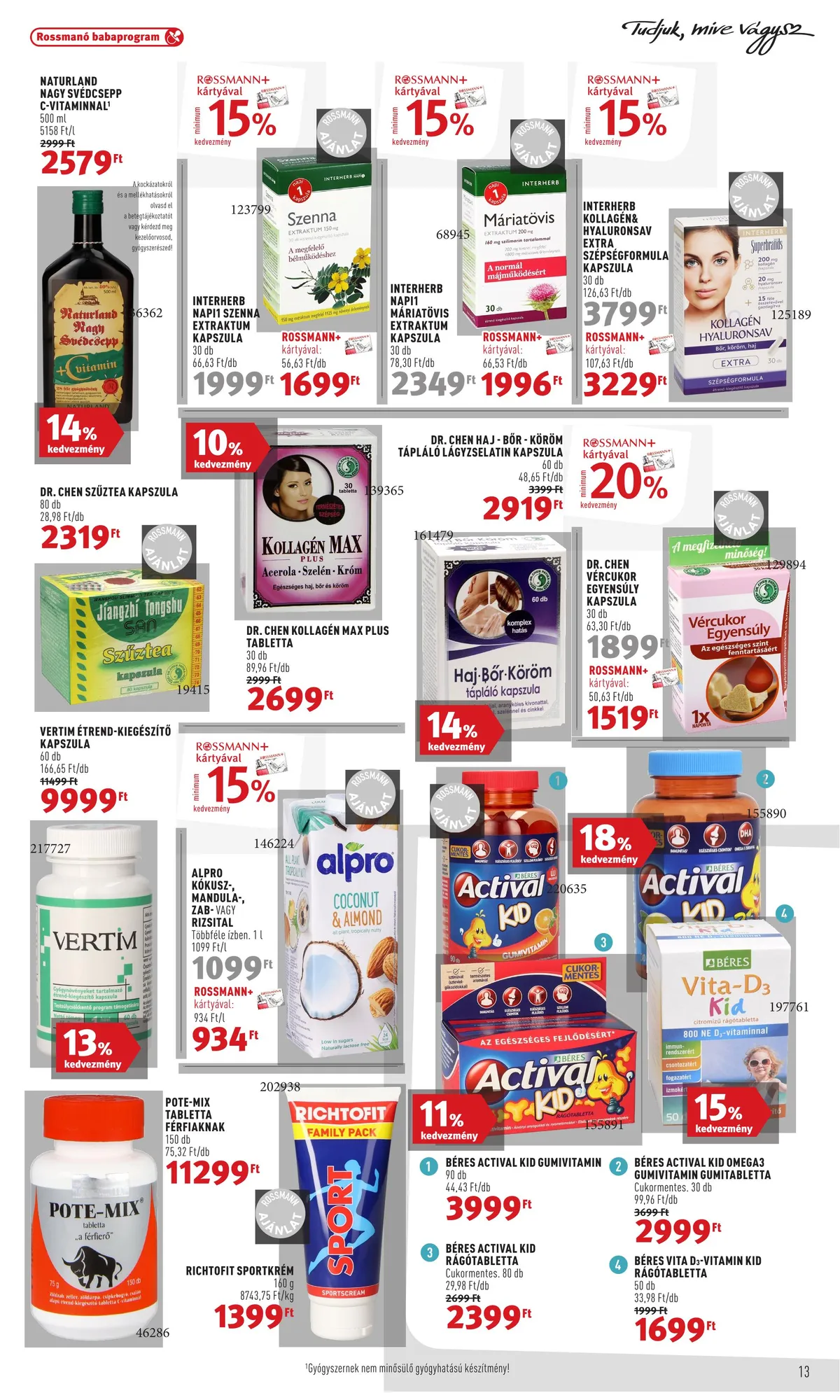 Rossmann akciós újság 08.21–09.01 – 15. oldal