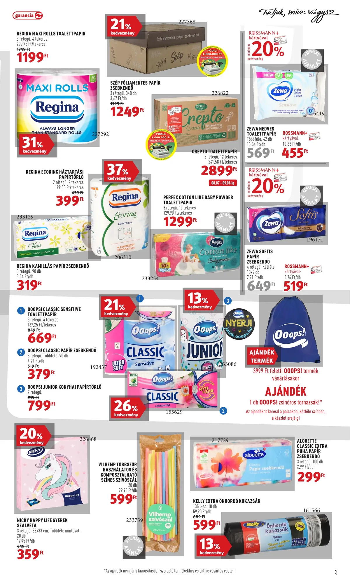 Rossmann akciós újság 08.21–09.01 – 3. oldal