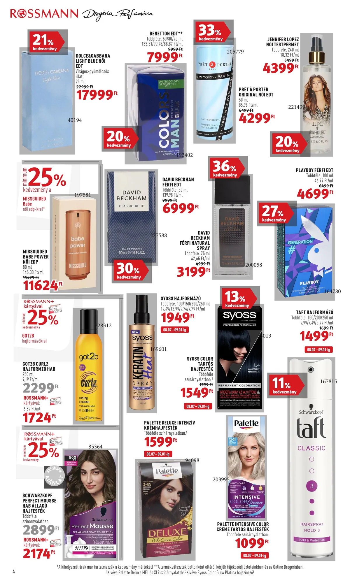 Rossmann akciós újság 08.21–09.01 – 4. oldal