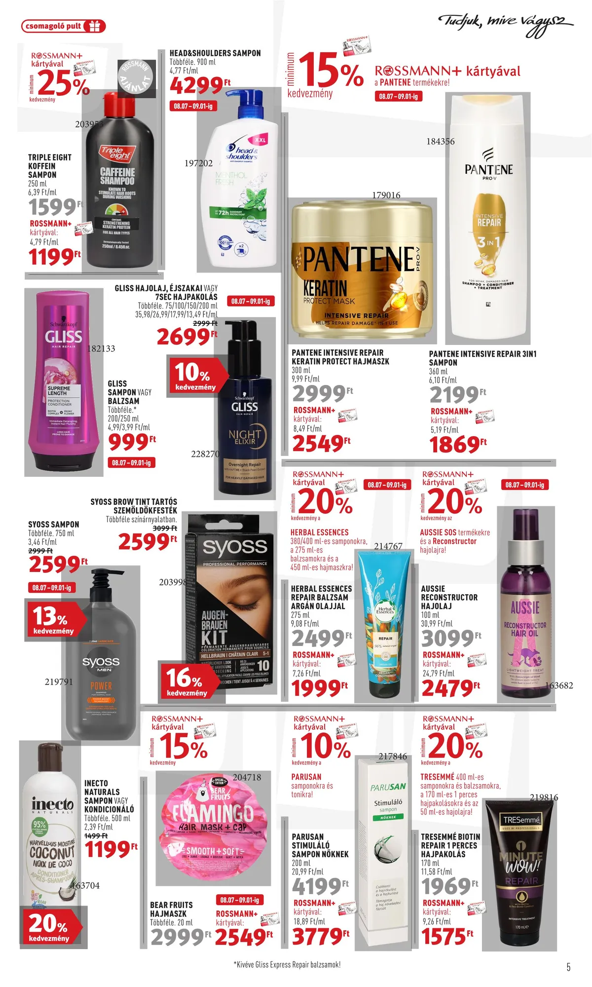 Rossmann akciós újság 08.21–09.01 – 5. oldal