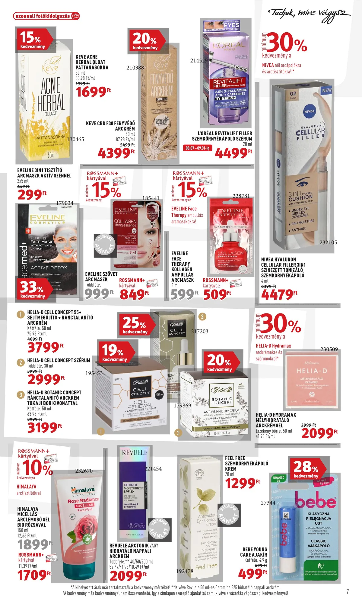 Rossmann akciós újság 08.21–09.01 – 7. oldal
