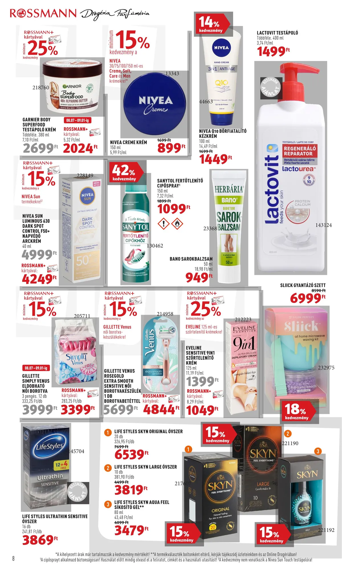 Rossmann akciós újság 08.21–09.01 – 8. oldal