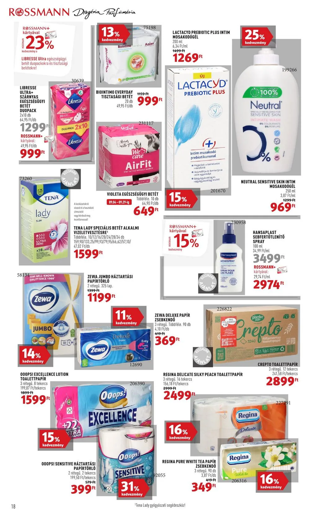 Rossmann akciós újság 09.04–09.15 – 20. oldal