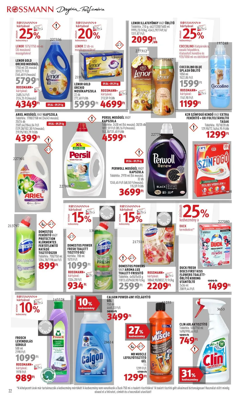Rossmann akciós újság 09.04–09.15 – 24. oldal