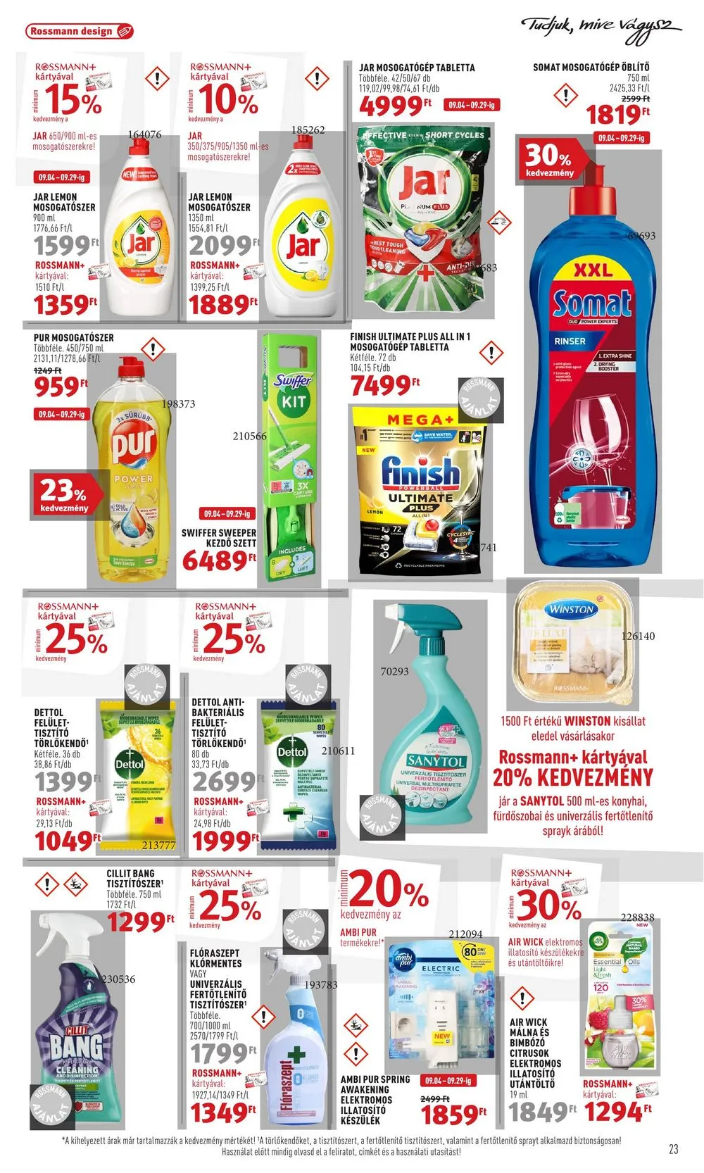 Rossmann akciós újság 09.04–09.15 – 25. oldal