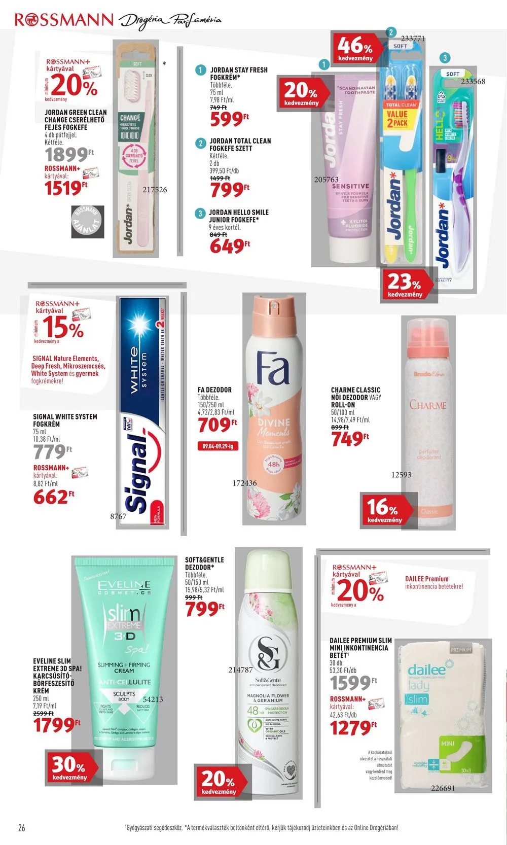 Rossmann akciós újság 09.04–09.15 – 28. oldal