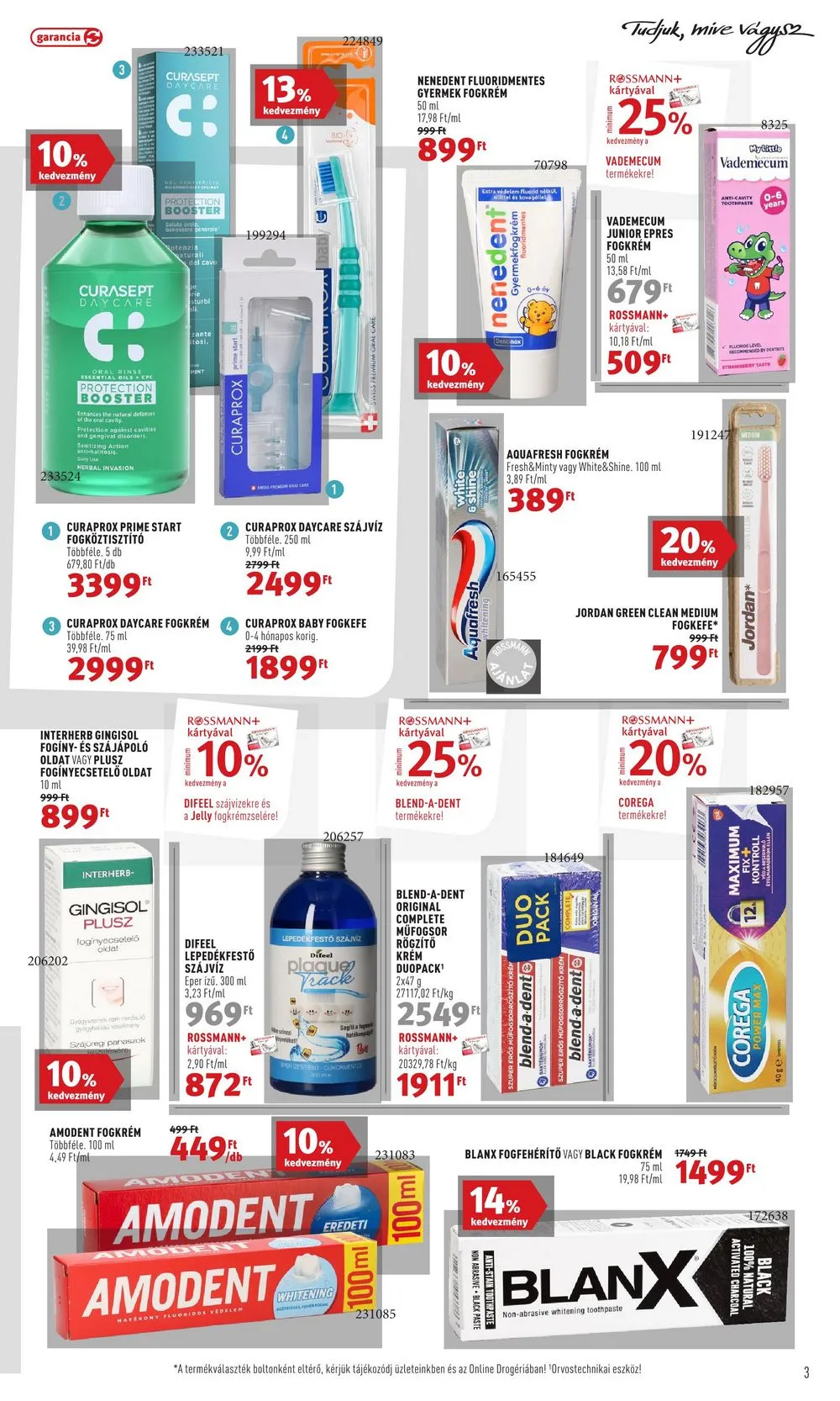 Rossmann akciós újság 09.04–09.15 – 3. oldal