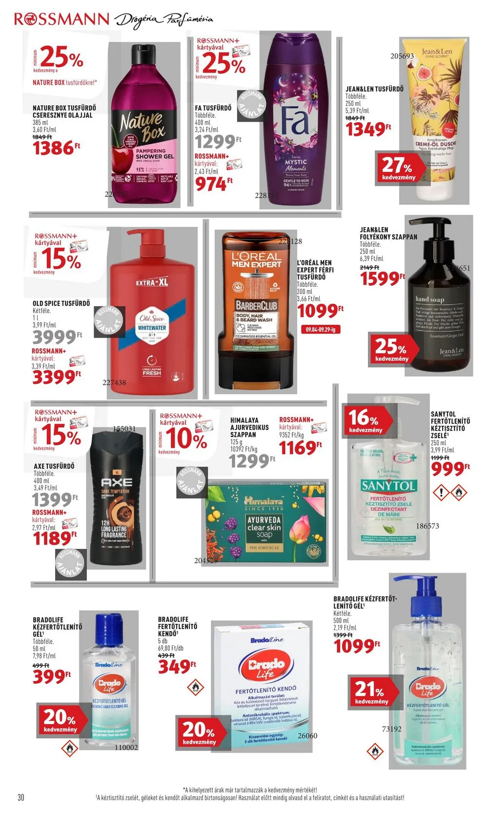 Rossmann akciós újság 09.04–09.15 – 32. oldal