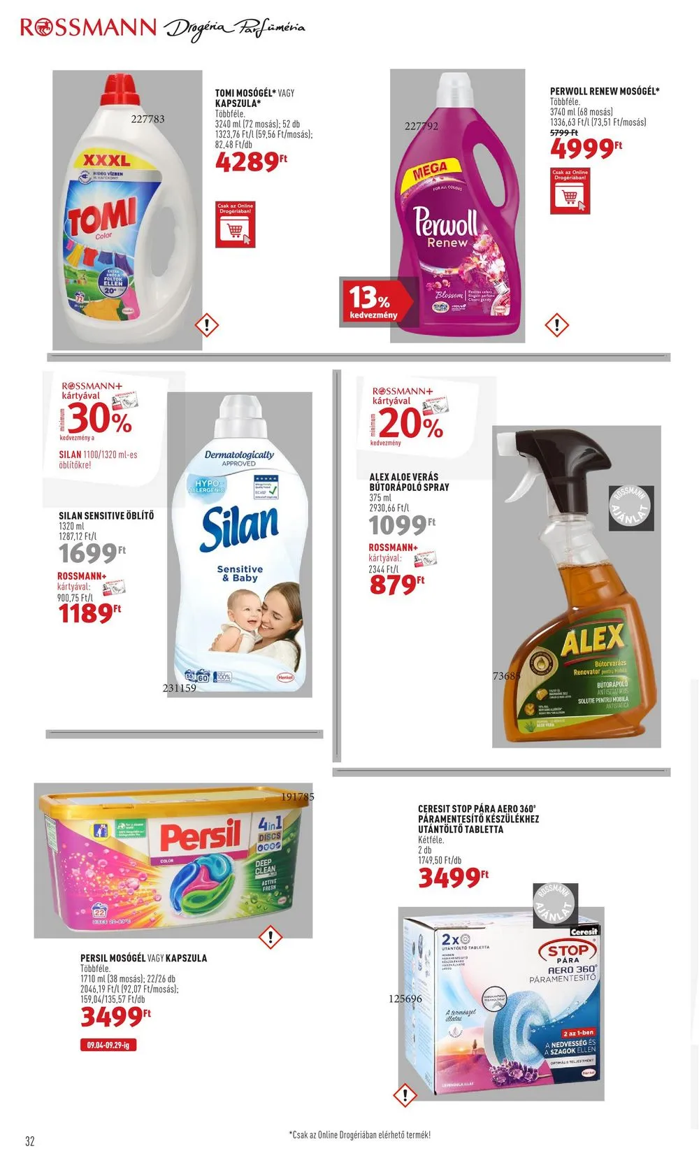 Rossmann akciós újság 09.04–09.15 – 34. oldal