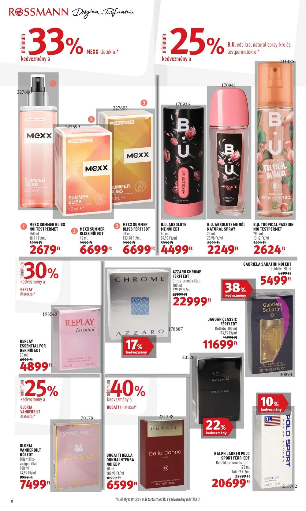 Rossmann akciós újság 09.04–09.15 – 6. oldal