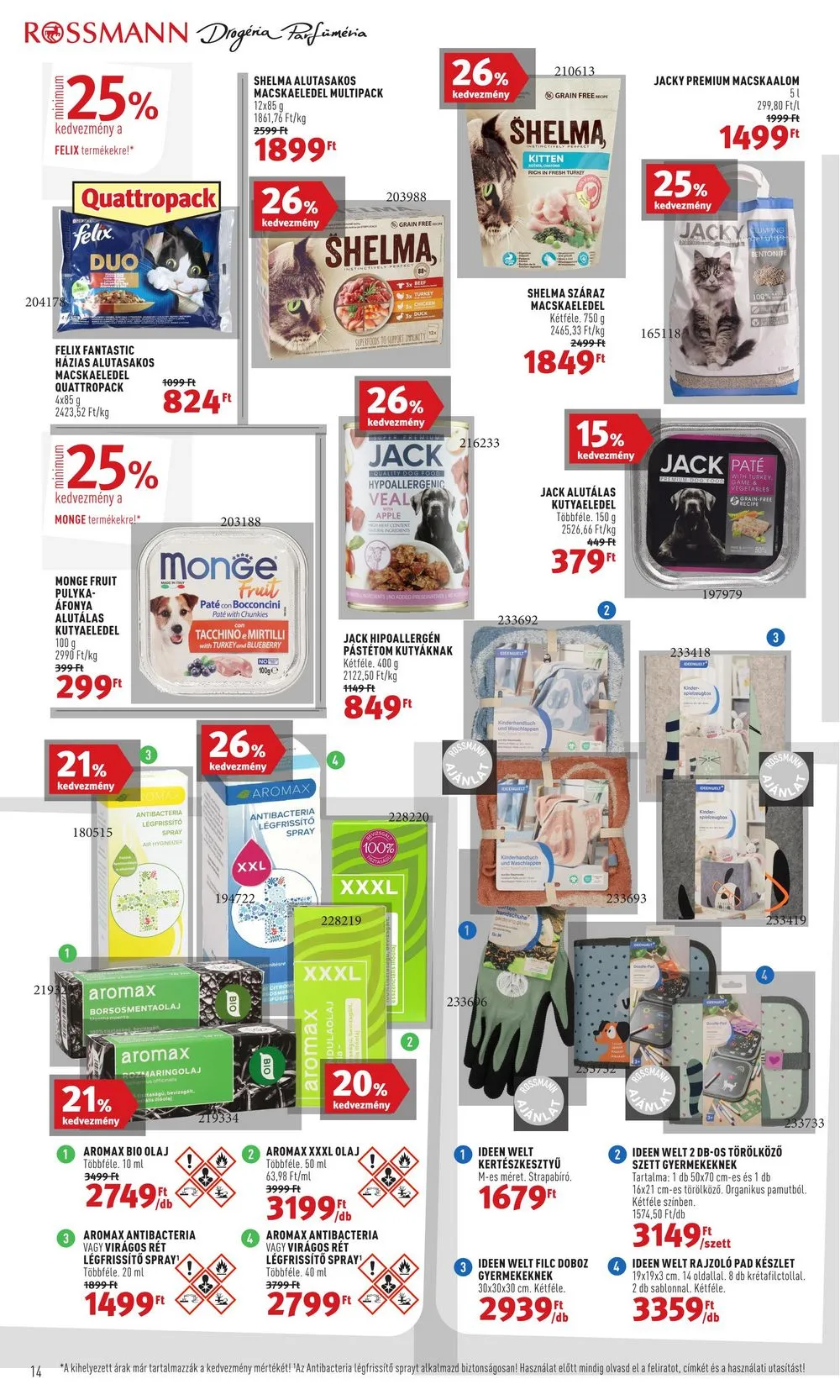 Rossmann akciós újság 09.18–09.29 – 16. oldal