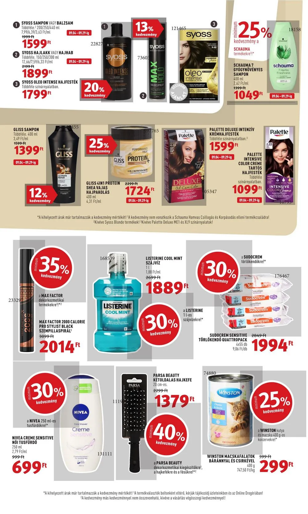 Rossmann akciós újság 09.18–09.29 – 18. oldal