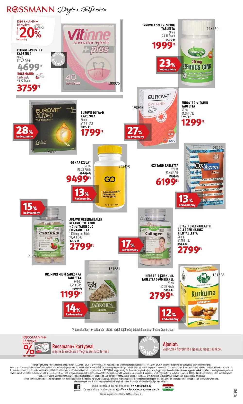 Rossmann akciós újság 09.18–09.29 – 26. oldal