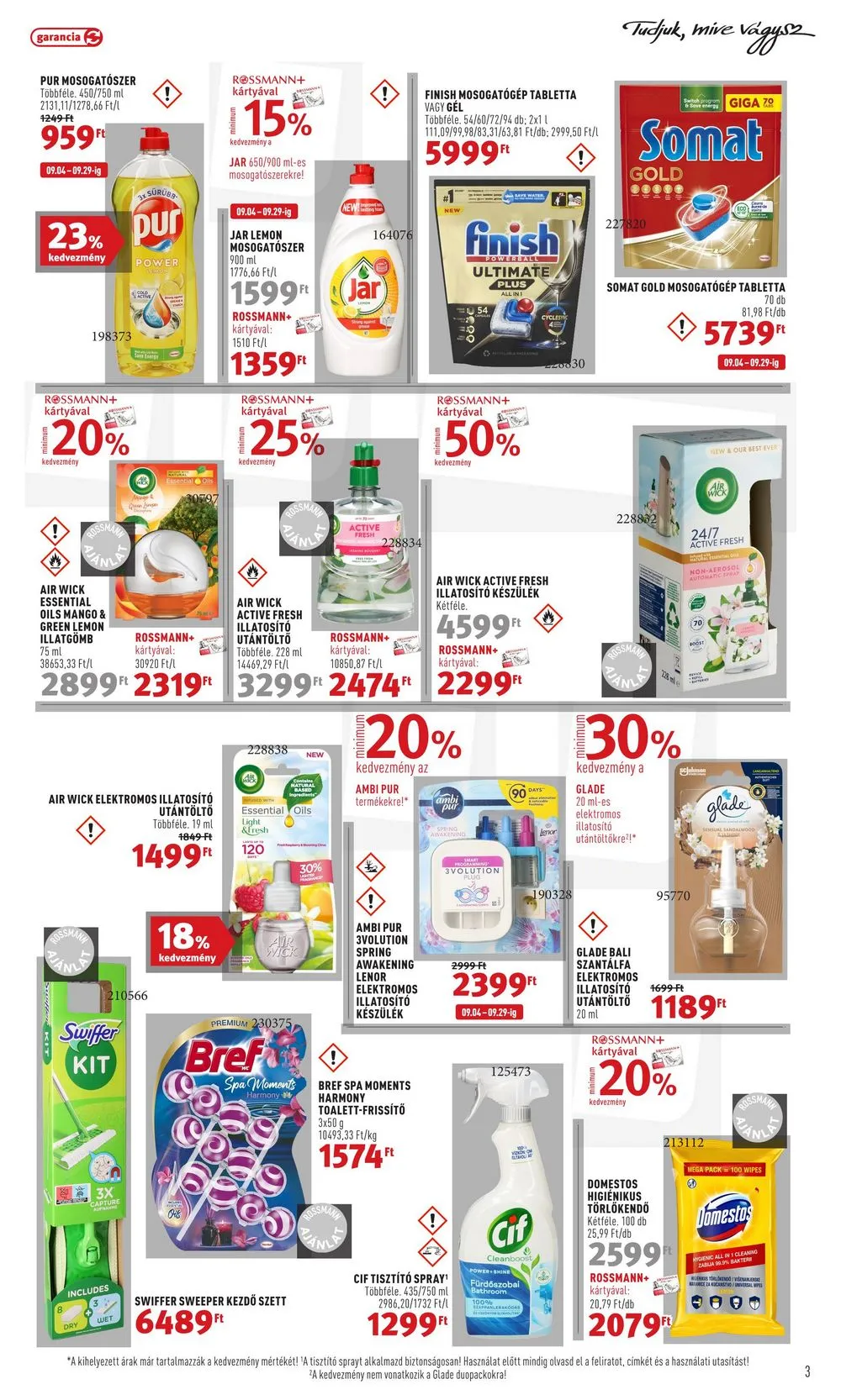 Rossmann akciós újság 09.18–09.29 – 3. oldal
