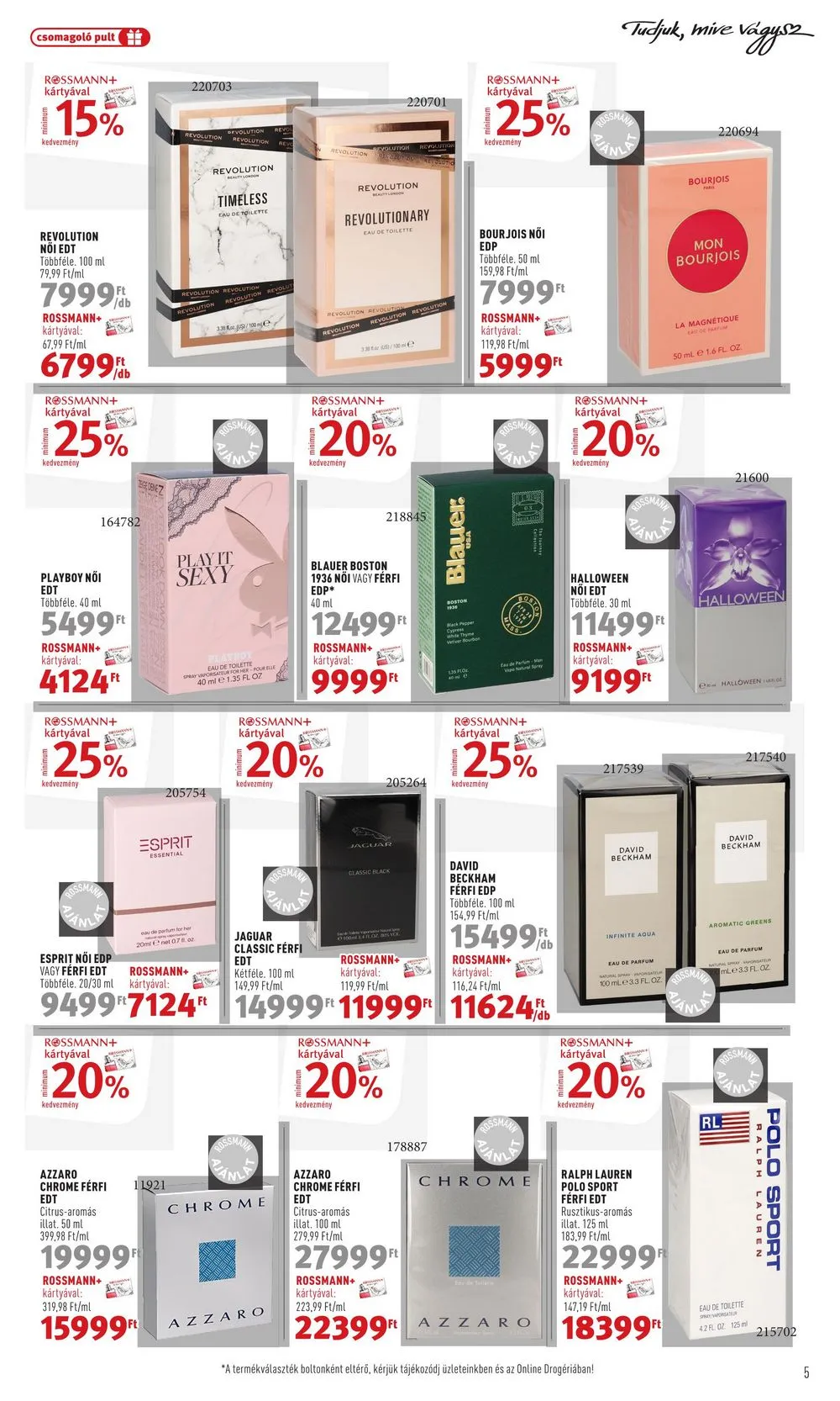 Rossmann akciós újság 09.18–09.29 – 5. oldal