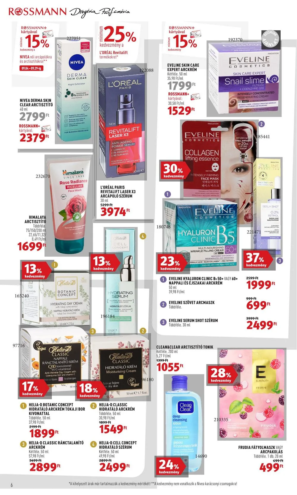 Rossmann akciós újság 09.18–09.29 – 6. oldal
