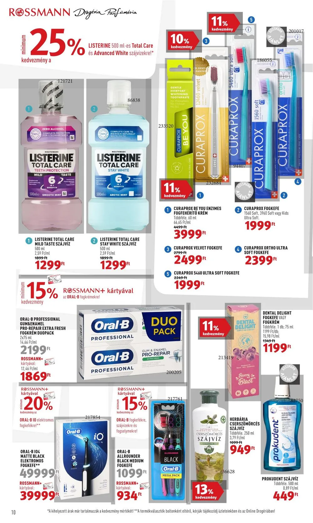 Rossmann akciós újság 10.02–10.06 – 10. oldal