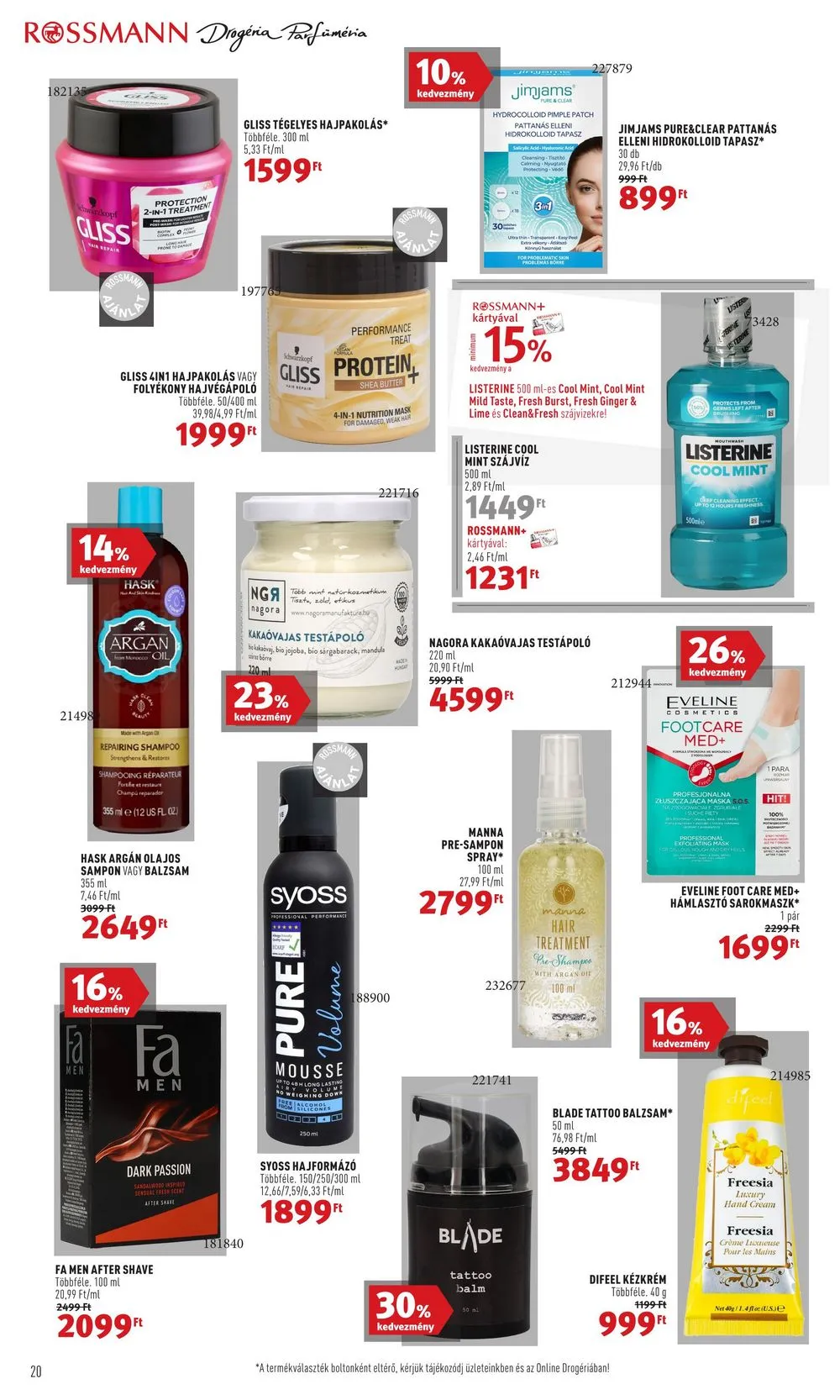 Rossmann akciós újság 10.02–10.06 – 22. oldal