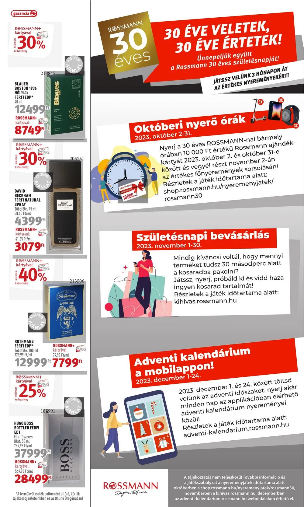 Rossmann akciós újság 10.02–10.06 – 3. oldal