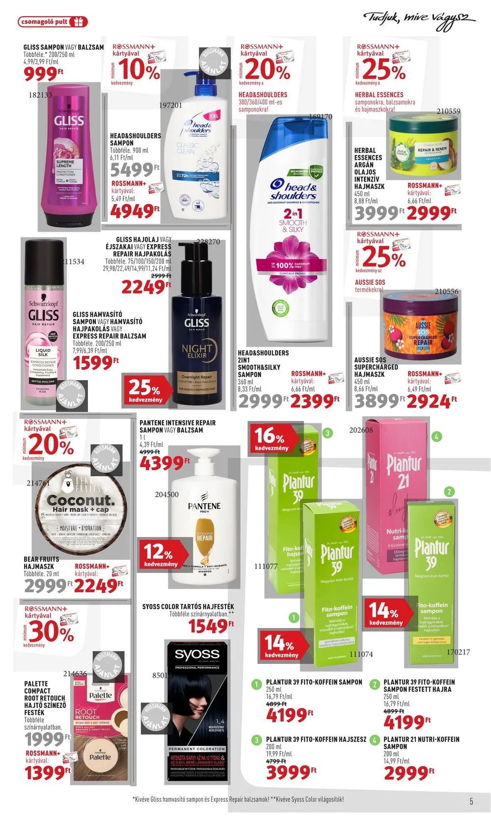 Rossmann akciós újság 10.02–10.06 – 5. oldal