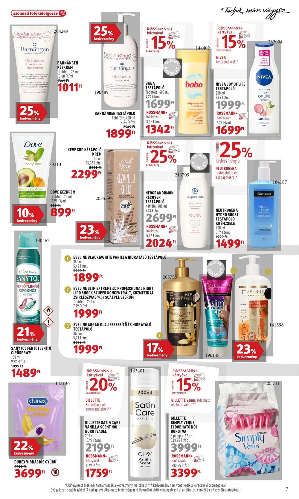 Rossmann akciós újság 10.02–10.06 – 7. oldal