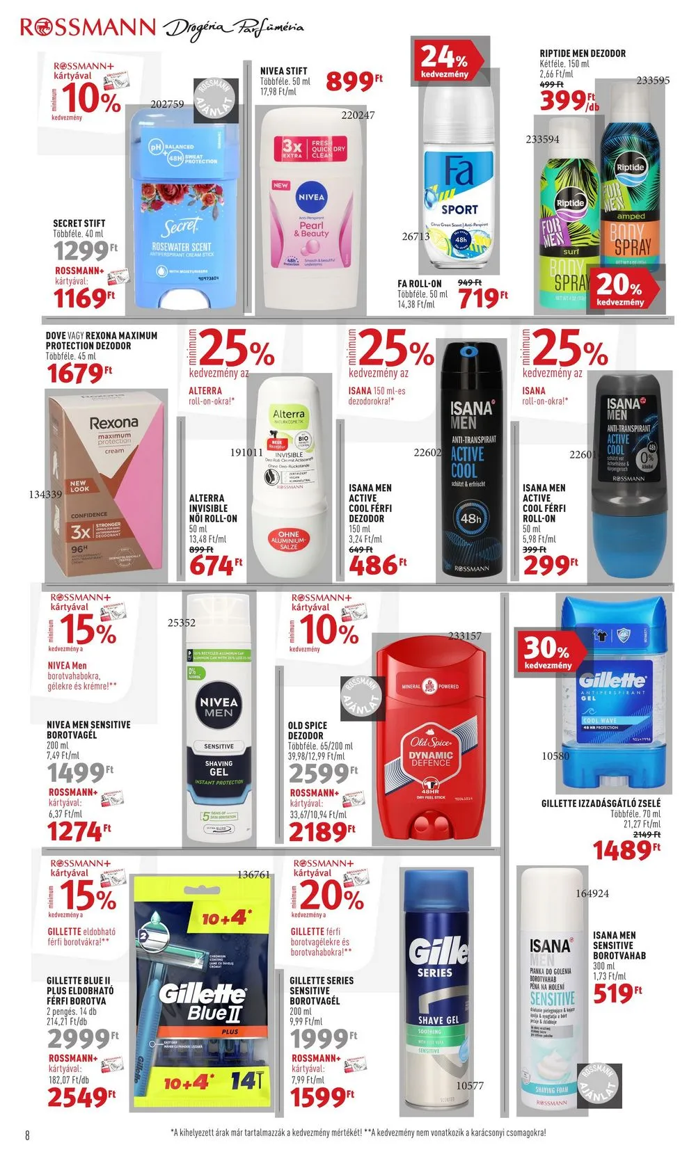Rossmann akciós újság 10.02–10.06 – 8. oldal