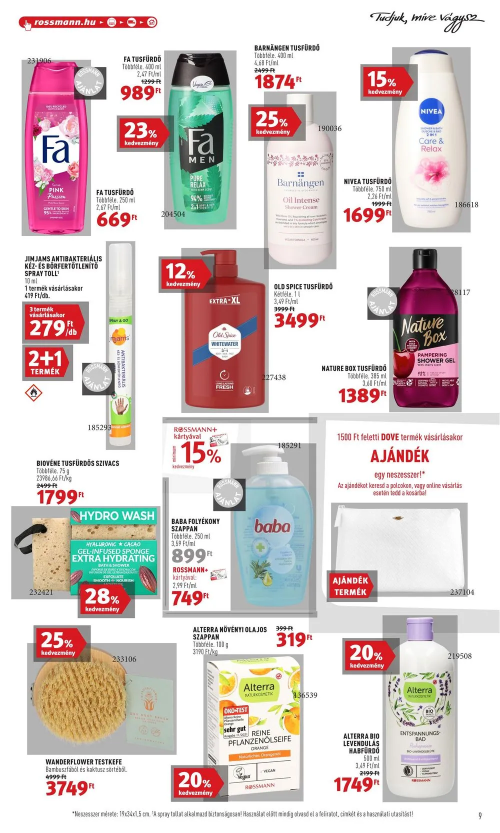 Rossmann akciós újság 10.02–10.06 – 9. oldal