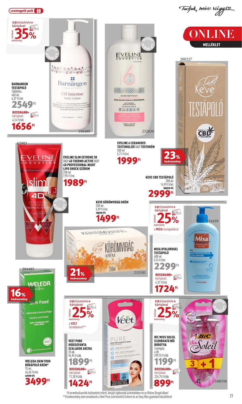 Rossmann akciós újság 12.18–12.22 – 23. oldal