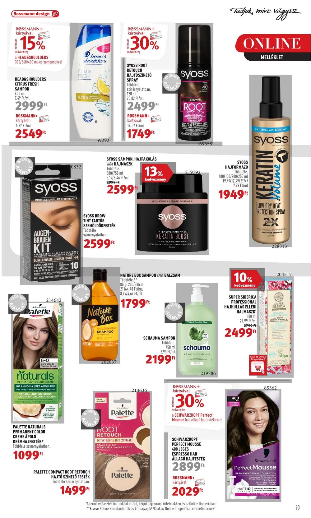 Rossmann akciós újság 12.18–12.22 – 25. oldal