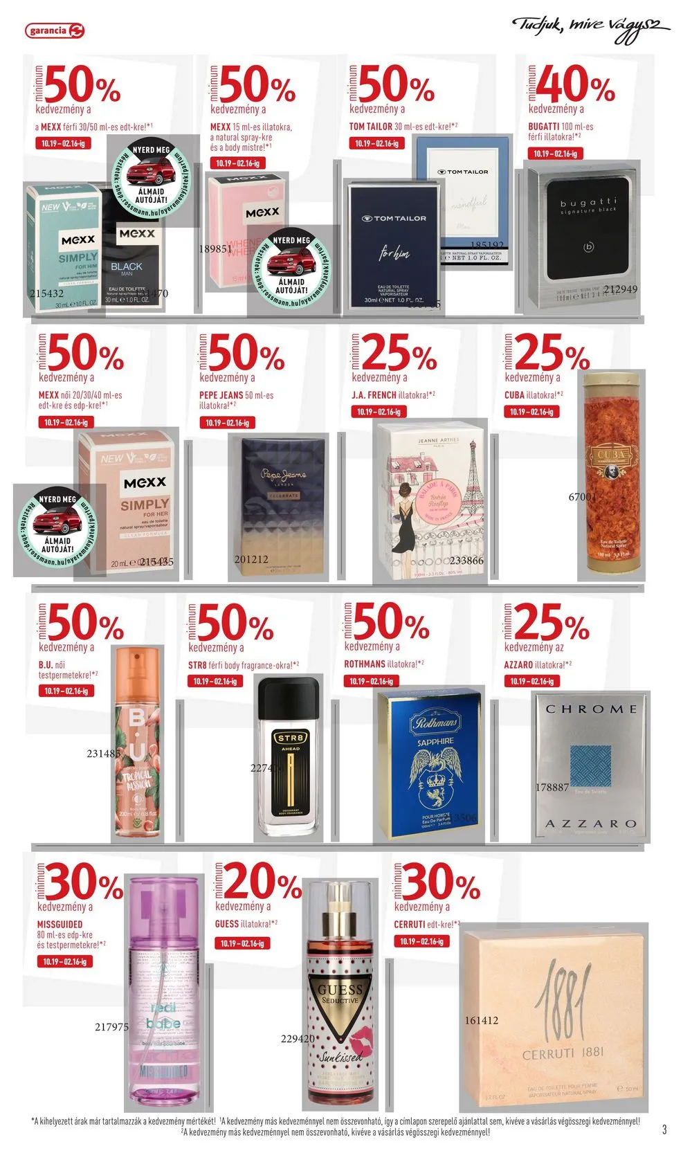 Rossmann akciós újság 12.18–12.22 – 3. oldal