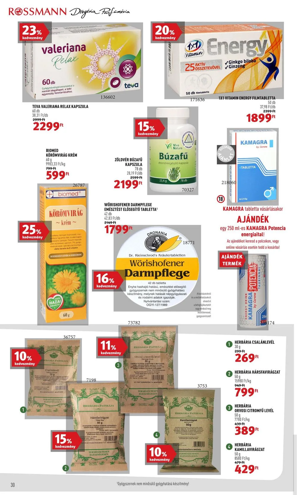 Rossmann akciós újság 12.18–12.22 – 32. oldal