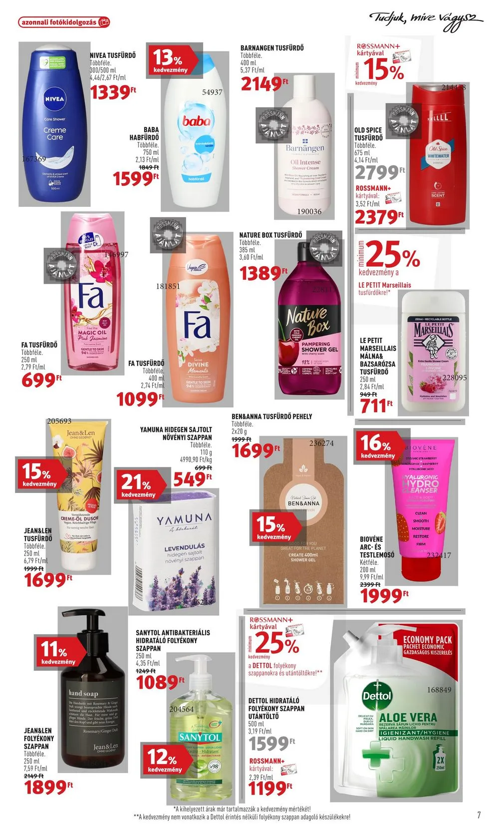 Rossmann akciós újság 12.18–12.22 – 7. oldal