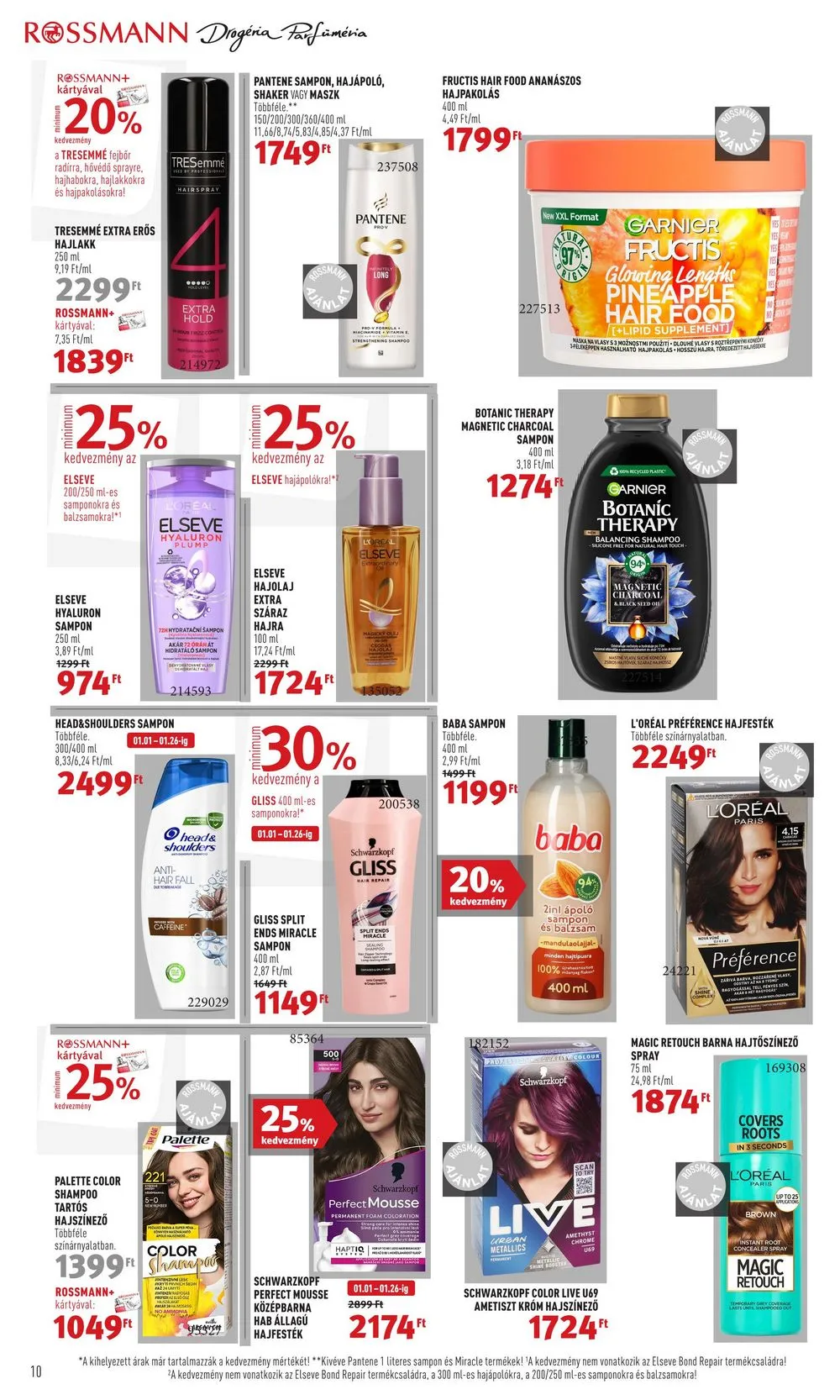 Rossmann akciós újság 01.15–01.26 – 10. oldal
