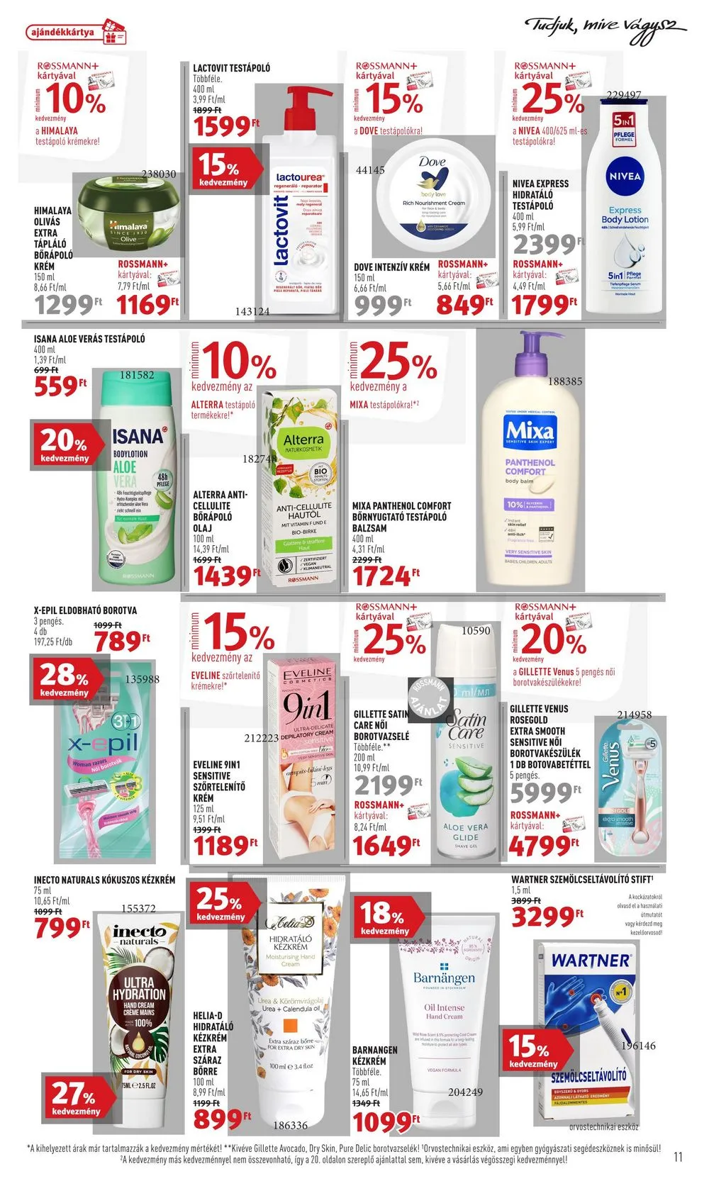 Rossmann akciós újság 01.15–01.26 – 11. oldal
