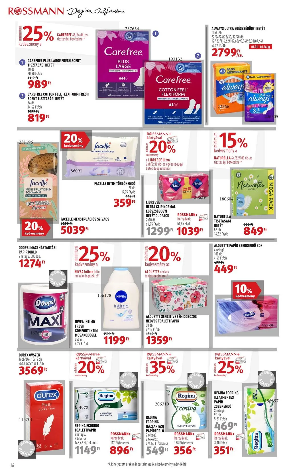 Rossmann akciós újság 01.15–01.26 – 18. oldal
