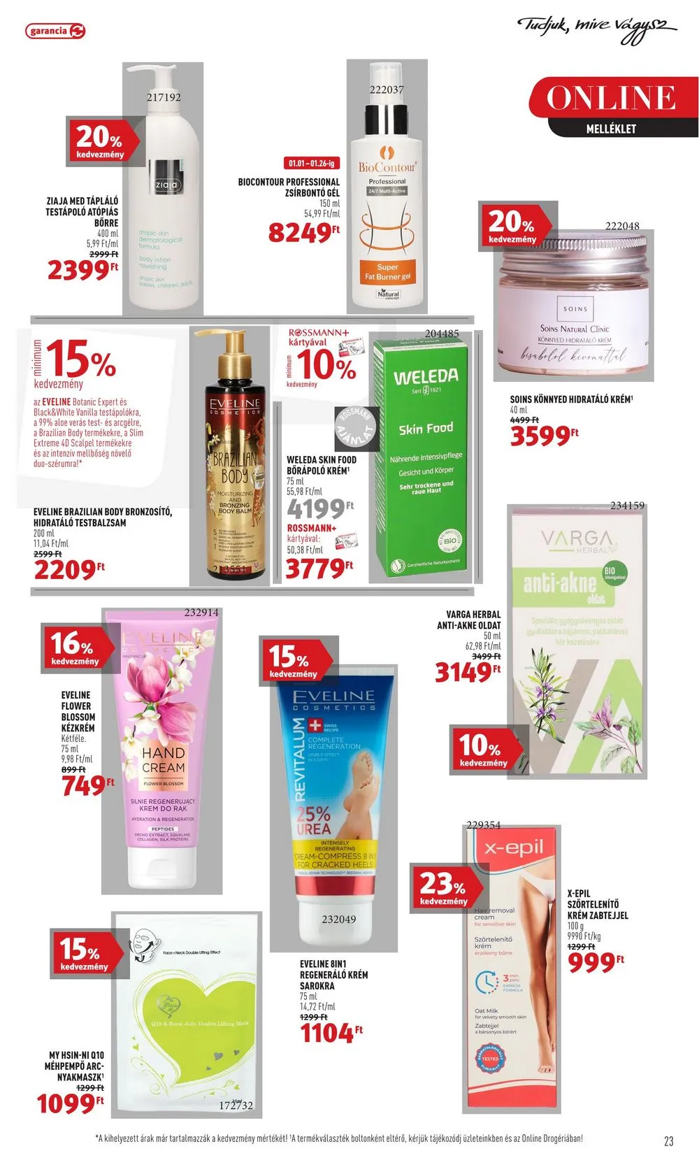 Rossmann akciós újság 01.15–01.26 – 25. oldal