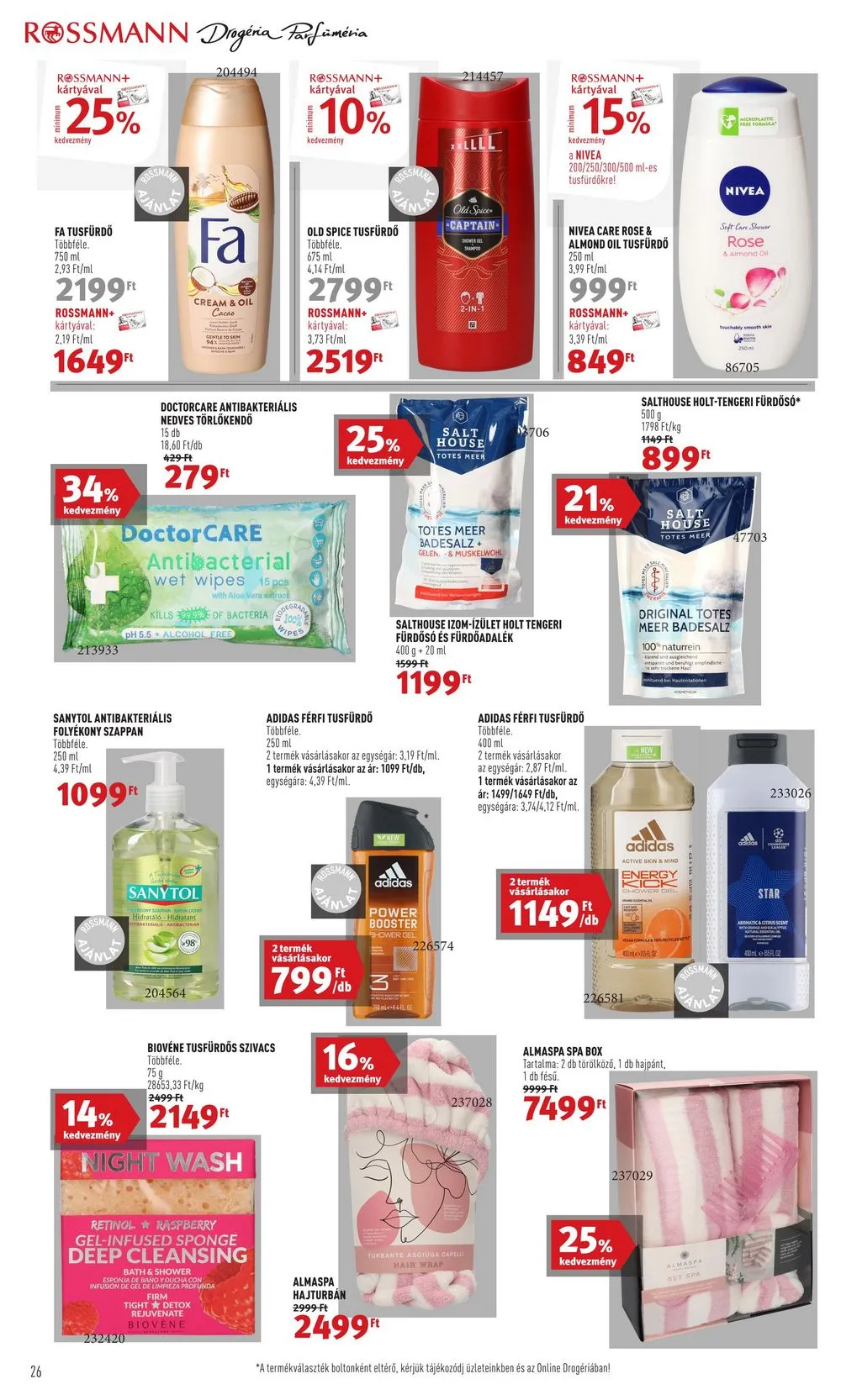 Rossmann akciós újság 01.15–01.26 – 28. oldal