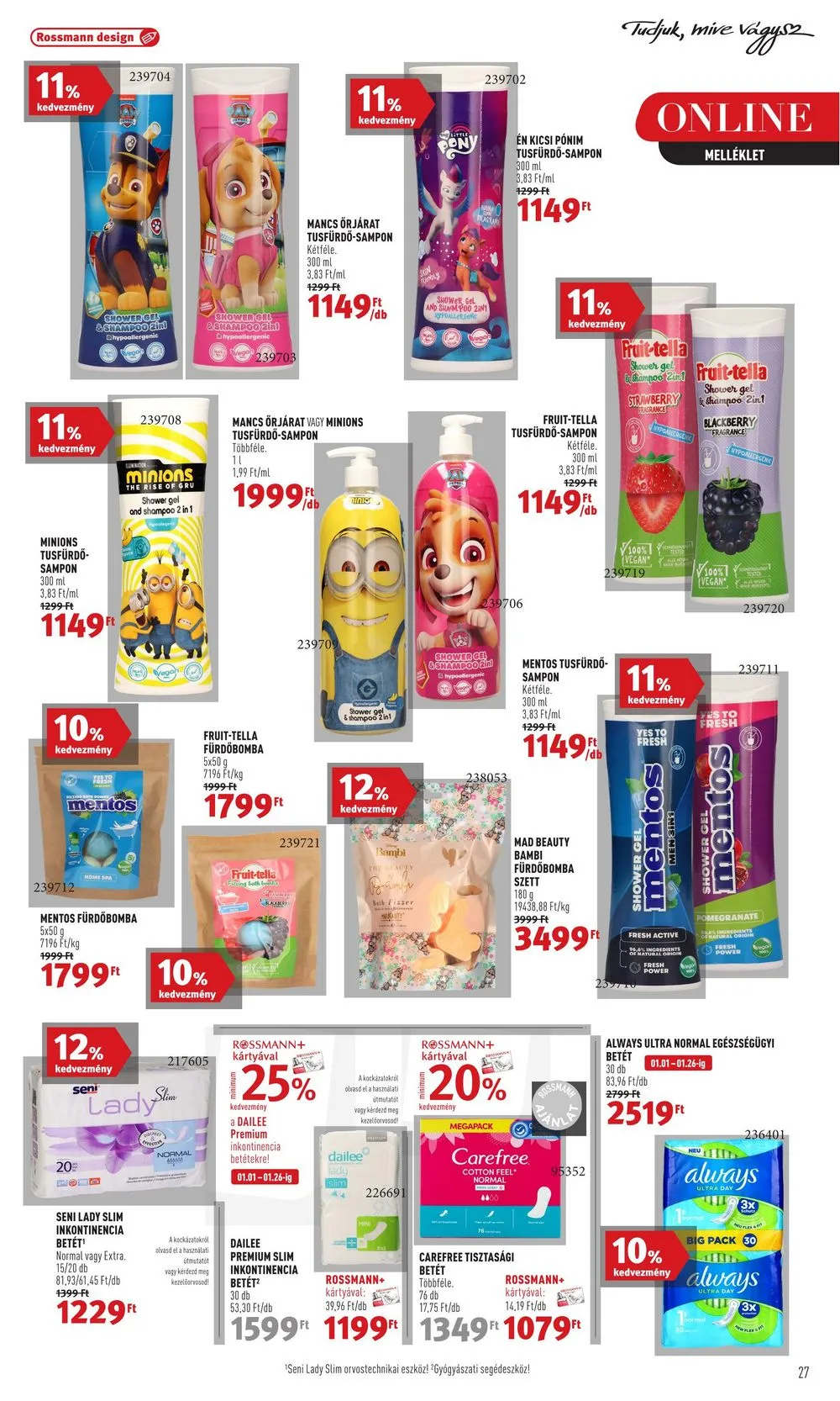 Rossmann akciós újság 01.15–01.26 – 29. oldal